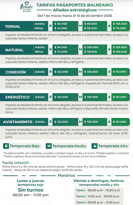 Pasaportes Termales