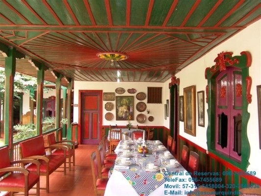 Comedor Familiar Museo Hacienda la Cabaña