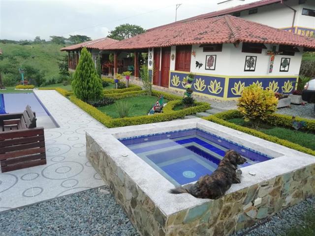 cabaña con piscina Finca Hotel Casa Antigua