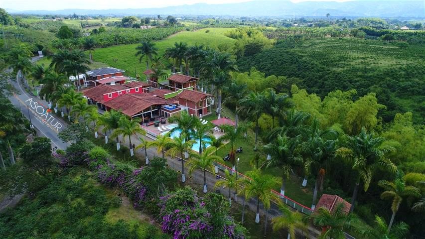vista aerea Hotel Palmas de Santa Elena
